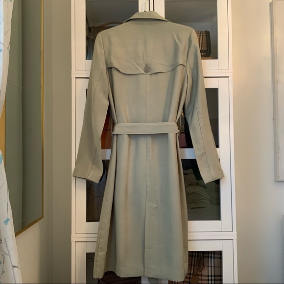 Love Token Nikko Trench Coat Spring Summer Transitional Jacket pistachio Green … - Picture 5 of 8